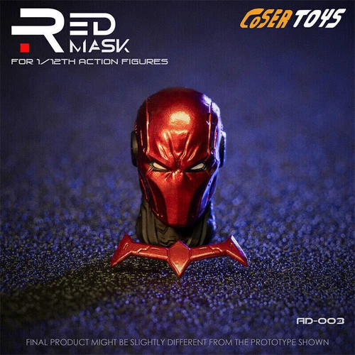 COSER TOYS 1/12 Jason Todd Capucha Roja Tallada Figura Modelo Accesorio Juguete Regalo - Imagen 3 de 9