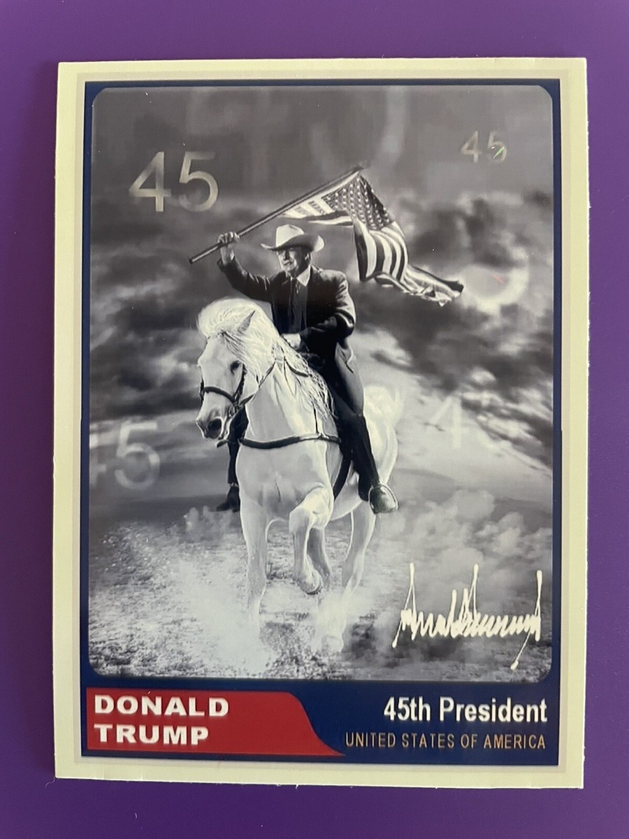ペーパーマン　トランプ Donald Trump 45th U.S President Old Gum”45” ACEO Trading Card | eBay