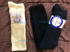 E G Smith Knee and Over The Knee Socks Ribbed Slouch School Girl OTK