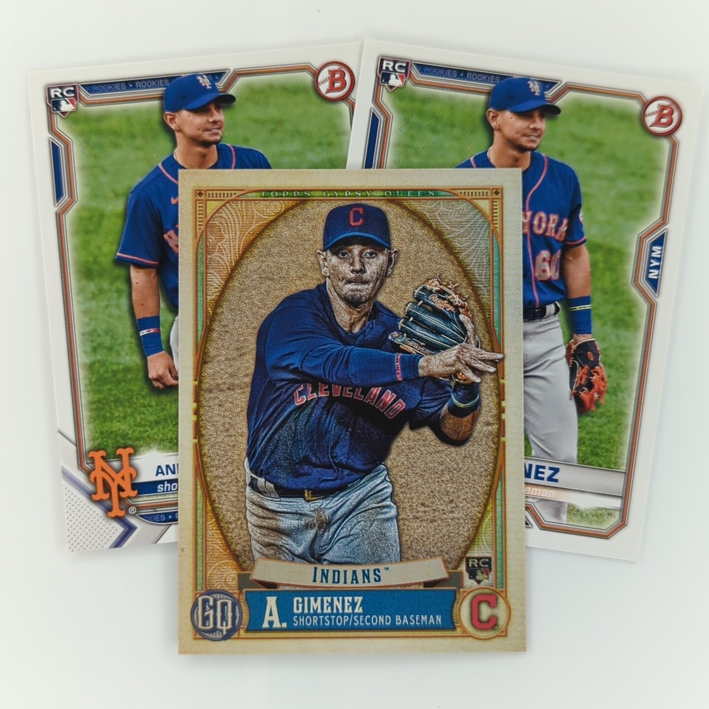 Andres Gimenez RC 2021 Bowman & Gypsy Queen Rookie Lot Of 3