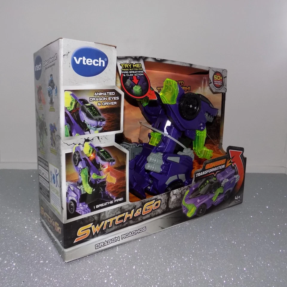 Switch Dragon Roadhog VTech Vehicle with 1-Touch Transformation - Image 3 of 4
