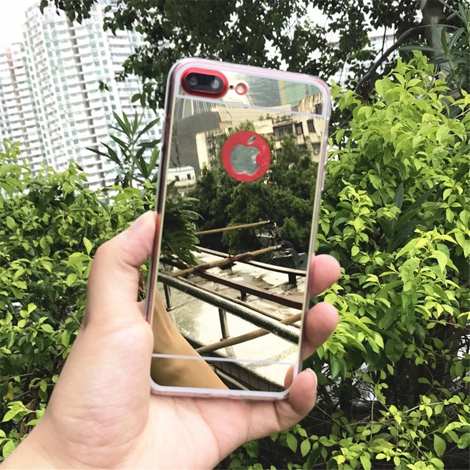 Elegante Funda Espejo Plateada para iPhone X Y Para Iphone XS Foto 4 de 4