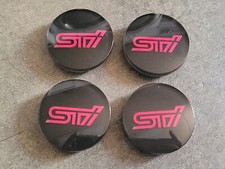 Set Of 4 Factory Genuine Oem 2007-2022 Subaru Wrx Sti Center Caps Pn 28821fe141