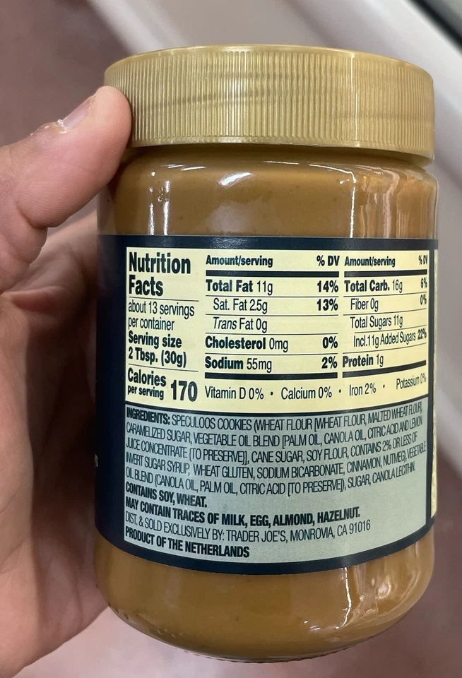 2 PACK Trader Joes Speculoos Cookie Butter 14.1 oz Each - Image 3 of 4