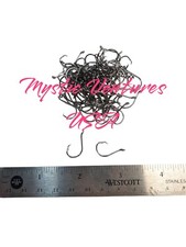 100 Size 6 Circle Hooks Black Nickel High Carbon Sport Octopus 2X STRONG