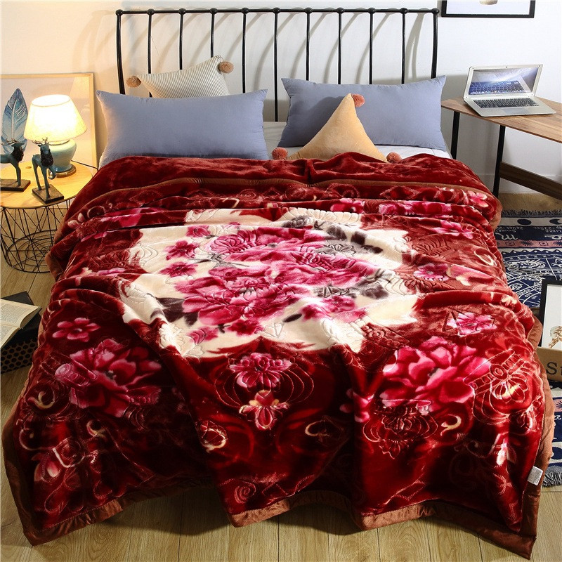 Heavy Blanket Luxury Thick Winter Blanket Soft Quilt Bed Cover