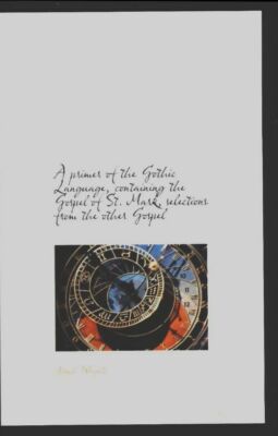 A Primer of the Gothic Language Conta... - Joseph Wright - V359572