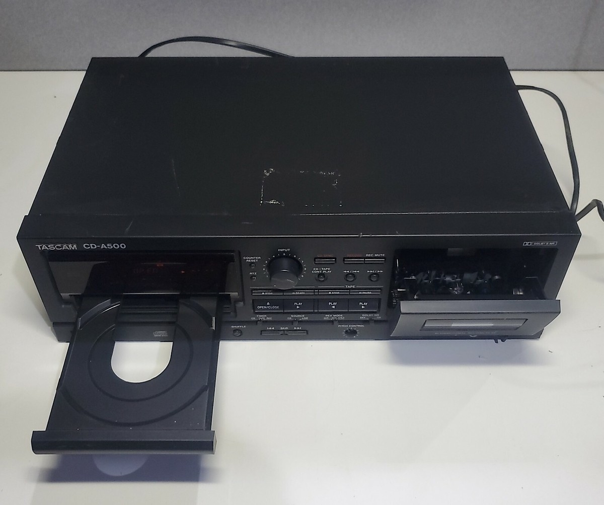 TASCAM CD-A500 CDプレーヤー CD-A500 | CD Player / Cassette Combination Deck | TASCAM