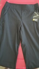 NWT BLACK WONDERWINK NEO Women's Slim Line Secret Cargo Pant SIZE S