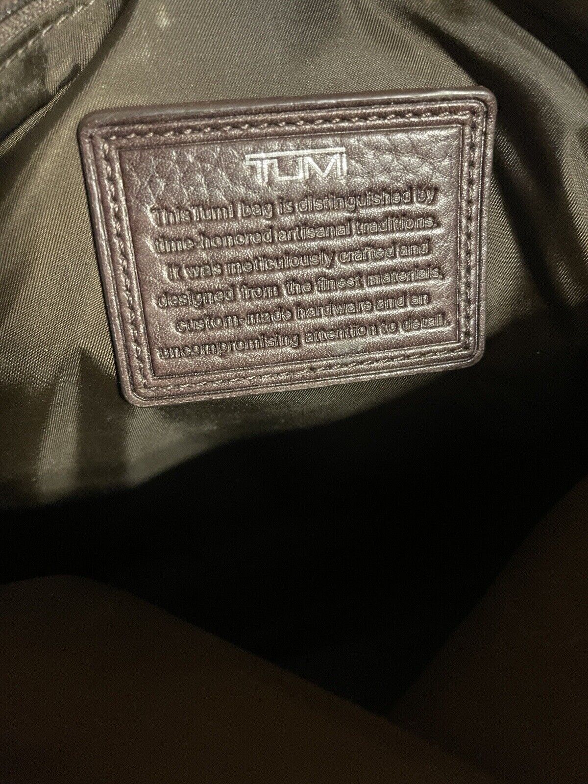 Vintage Tumi Brown Leather Shoulder/Satchel Bag R… - image 6