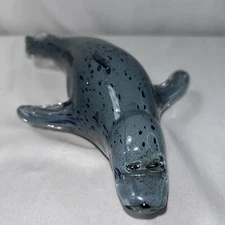 Dynasty Glass Vinci Seal 9” Hand Fused Cased Studio Art Glass Paperweight