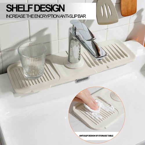 Absorbent Kitchen Accessories Faucet Mat Laundry Room Draining Sink