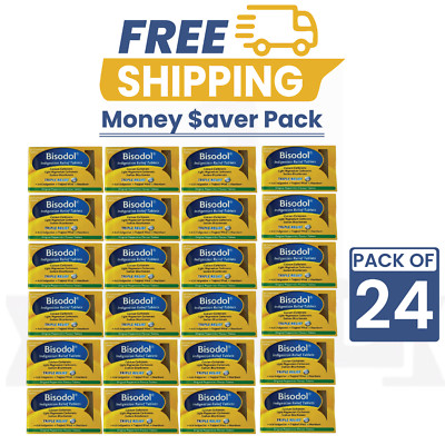 24 x Bisodol Pfefferminze Verdauungsstörungen Linderung Kautabletten 60ct