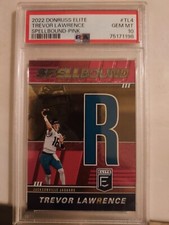 Trevor Lawrence - 2022 Donruss Elite Spellbound #TL4 Pink -PSA GM 10 Jaguars
