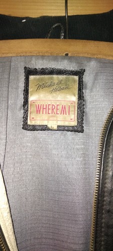 usa flag leather jacket L size - Picture 3 of 4