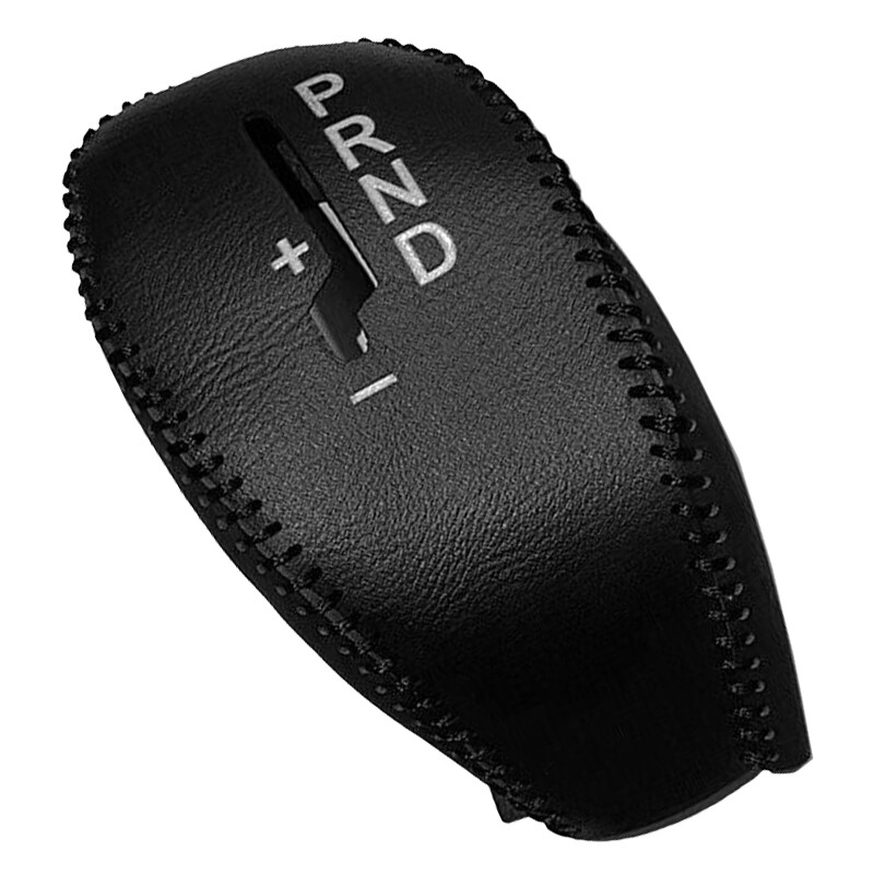 Leather Gear Shift Shifter Knob Cover Fit For Volvo V40 V60 XC60 S60
