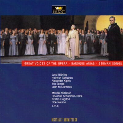 2xCD Scarlatti, Bach, Beethoven a.o. Great Voices Of The Opera   Baroque Arias