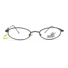 Via ROMA VR567 PUR Purple Oval Full Rim Eyeglasses Frames 48[]19 140 mm t1