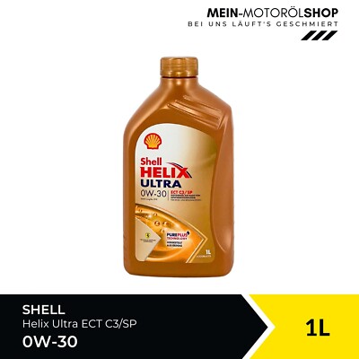 Shell Helix Ultra ECT C3 SP 0W-30 Mercedes MB 229 BMW Longlife 1 Liter
