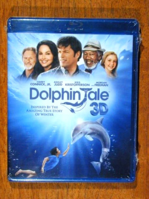 DOLPHIN TALE 2011 3D & 2D BLU RAY BRAND NEW SEALED ASHLEY JUDD