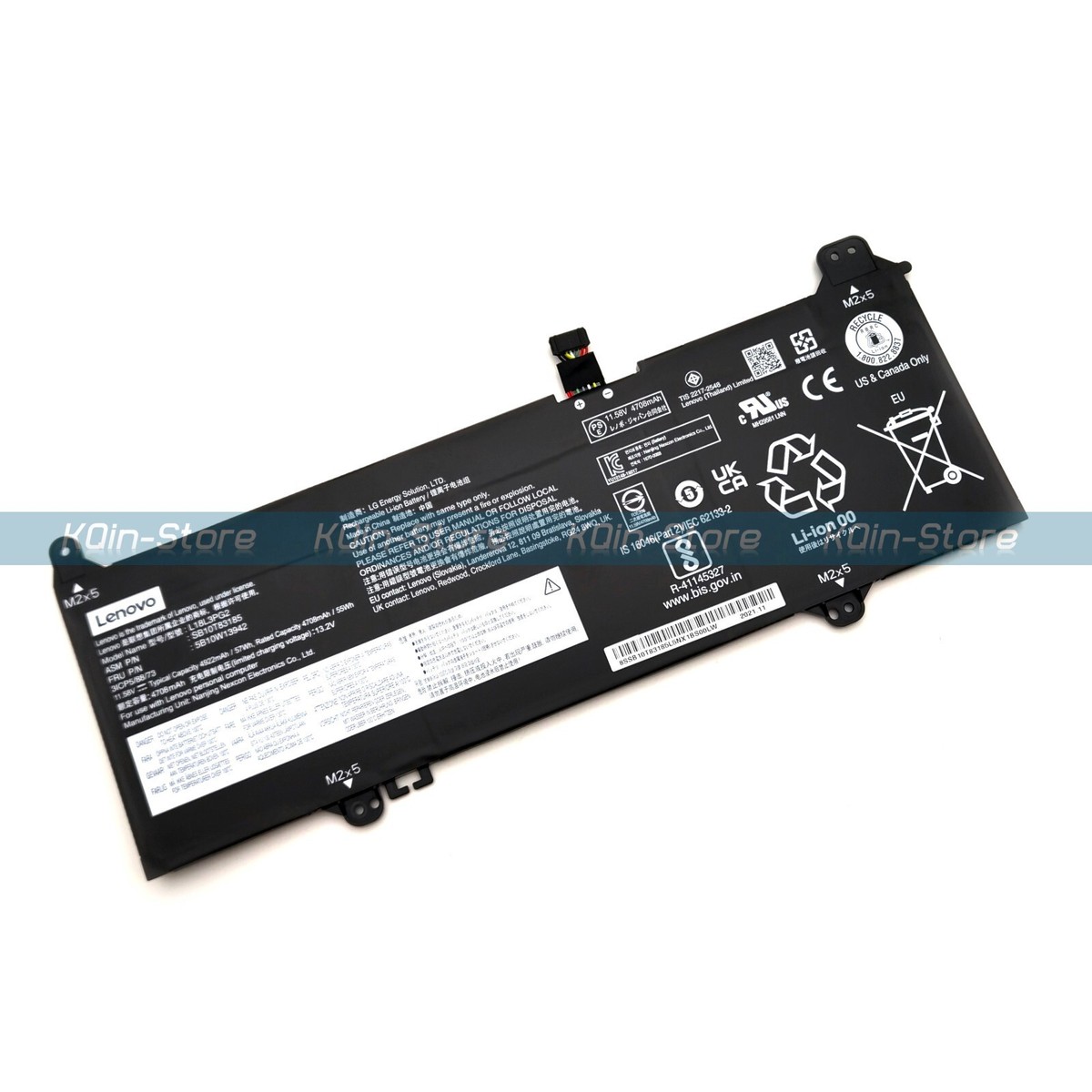 L18D3PG2 Batteria Per Portatili per Lenovo Chromebook S345-14AST 14E,4922mAh 11.58V 57Wh