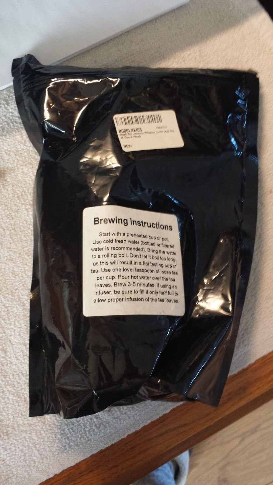 Stash Tea Jasmine Blossom Green Tea Premium Loose Leaf Tea Non-GMO, 16oz Health