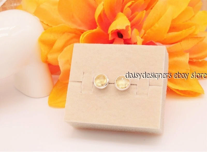 NEW Authentic Pandora November DROPLETS Citrine Stud Earrings