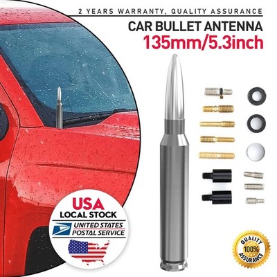 5.3'' Antenna Mast Radio AM/FM for TOYOTA FJ CRUISER FJCRUISER 07-2015 Silver