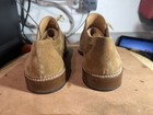 Gravati Shoes Mens Size 9 M Tan Suede Cap Toe Derby Made in Italy Lace Up — photo 4