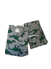 HANNA ANDERSSON Boy's Size 150 12 Dinosaur Theme Pajama Set Long Sleeve FLAWED