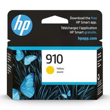 New Genuine HP 910 Yellow Ink Cartridge In Date EXP 11/2022