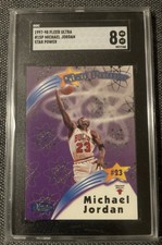 1997-1998 Fleer Ultra Michael Jordan Star Power - SGC 8