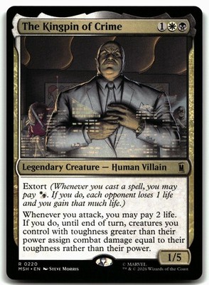 The Kingpin of Crime MTG R 220 Marvel Super Heroes MSH NM
