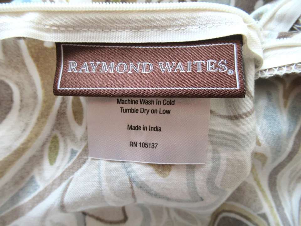 Juego de funda nórdica y 2 fundas Raymond Waites Queen cachemir 100 % algodón satén  Foto 4 de 4