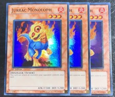 3x Jurrac Monoloph HA02-EN037 Hidden Arsenal 2 1st Edition LP Playset