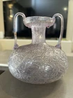 Vintage Fratelli Toso Murano Art Glass Ancient Vase - Damaged