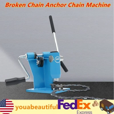 Chainsaw Chain Link Breaker + Rivet Spinner Combo Tool Make + Repair Saw Chain