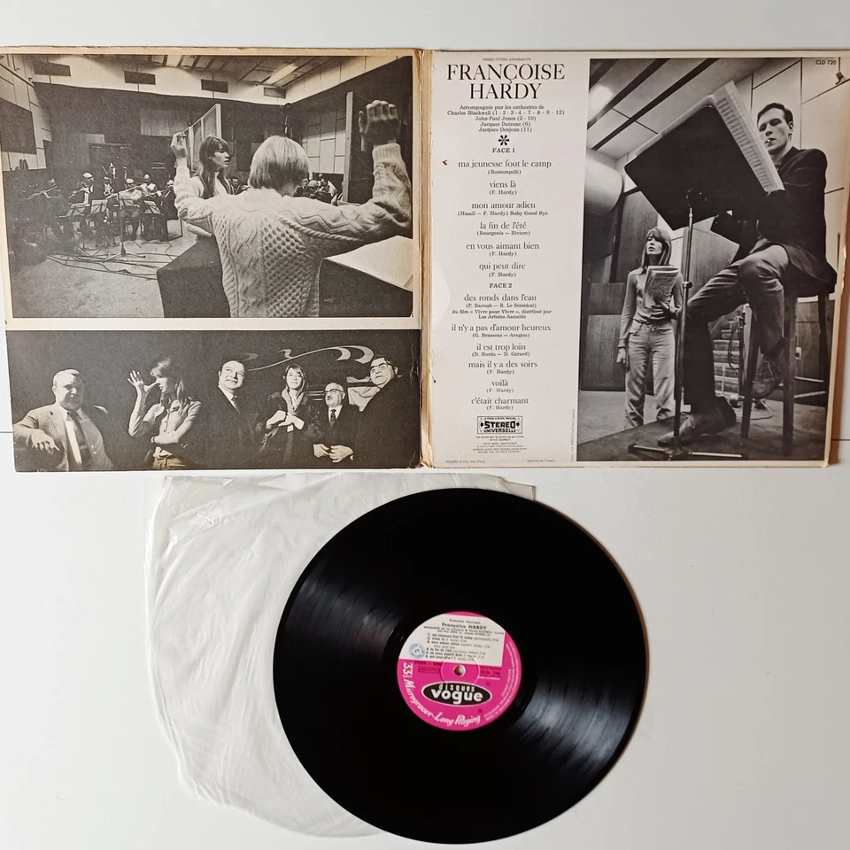 Francoise Hardy "Ma Jeunesse Fout Le Camp", Vinyl LP 33t, Disques Vogue 1967 TBE - Photo 4/4