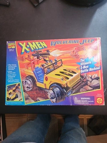 Vintage 1995 Wolverine Jeep Vehicle X-Men Marvel Comics Toy Biz Brand New Rare