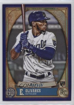 2021 Topps Gypsy Queen Indigo 20/250 Edward Olivares #4 Rookie RC jc3