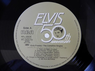 Elvis Presley The Complete Singles RCA RPL-2504~14 Japan numbered