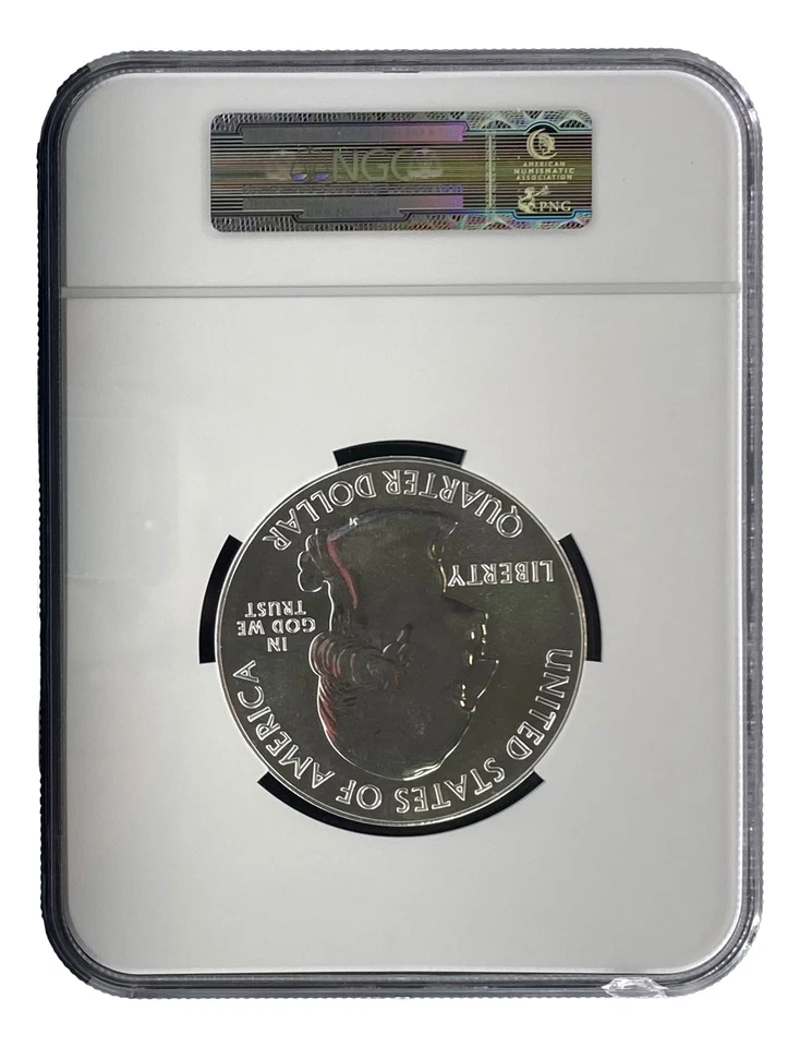 2015 Blue Ridge MS69PL 5oz Silver 25C Coin NGC 4308050-097 - Image 2 of 2