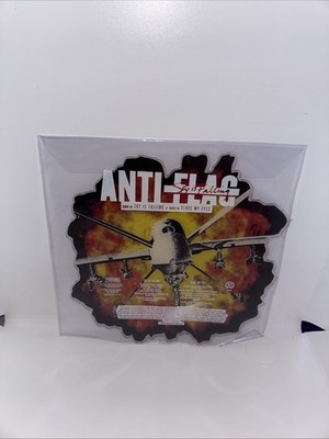 Anti Flag Sky Is Falling Die Cut Vinyl Record 10'' See Description