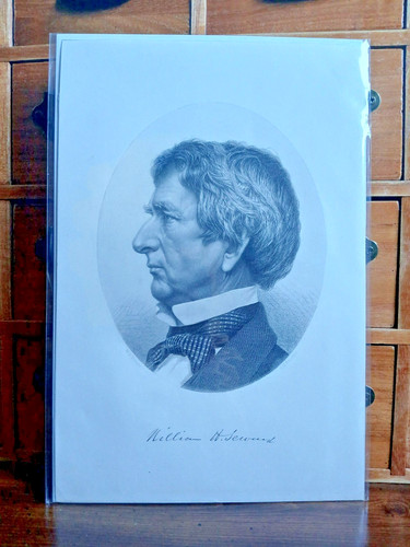 William Seward - Secretary of State under Abraham Lincoln - Engraving Print