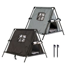 Outdoor Cat House Warm Elevated Cave Weatherproof Cat House For Winter