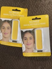 2-pack of Amscan Yellow Cream Face Makeup for Team Spirit or Costume
