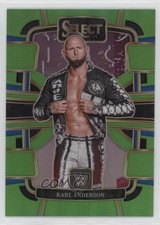 2024 Panini Select WWE Concourse Neon Green Prizm 27/75 Karl Anderson #64 1co7