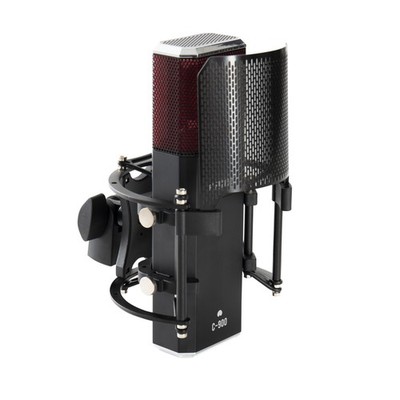 Audio Studio C-900 Großmembran Kondensatormikrofon Schwarz 20-20k Hz 135dB SPL