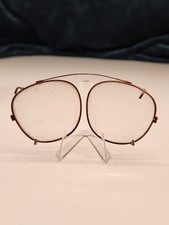 Vintage Gold Tone Clip On Reading Glasses