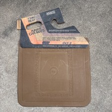 Nos Kraco Rear Floor Mats Brown 15x14 Rubber Vintage Deadstock